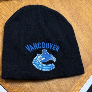 NHL Vancouver Black and Blue Beanie
